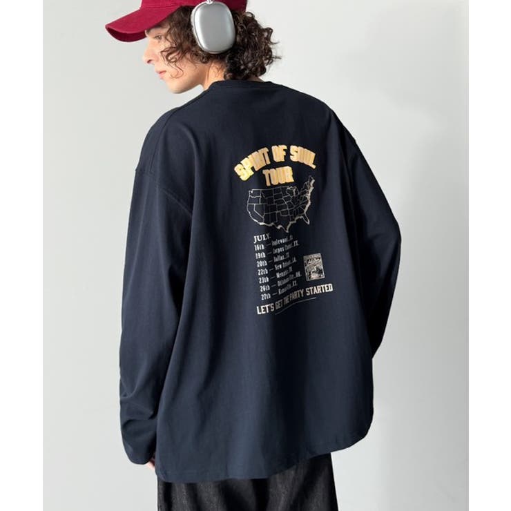 《JaVaジャバコラボ》「前後抜かりなし。」綿100%レコード盤レトロツアーロゴ… | Classical Elf Men | 詳細画像33 