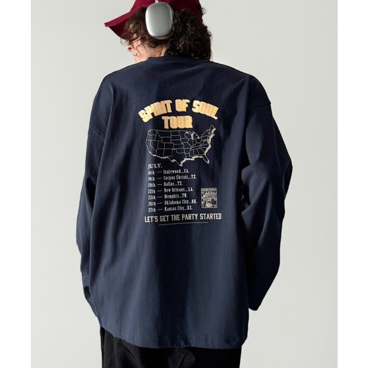 《JaVaジャバコラボ》「前後抜かりなし。」綿100%レコード盤レトロツアーロゴ… | Classical Elf Men | 詳細画像34 