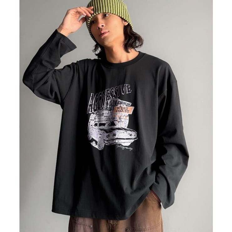 ヴィンテージ感漂う綿100%クラシックカーグラフィックTシャツ | Classical Elf Men | 詳細画像8 
