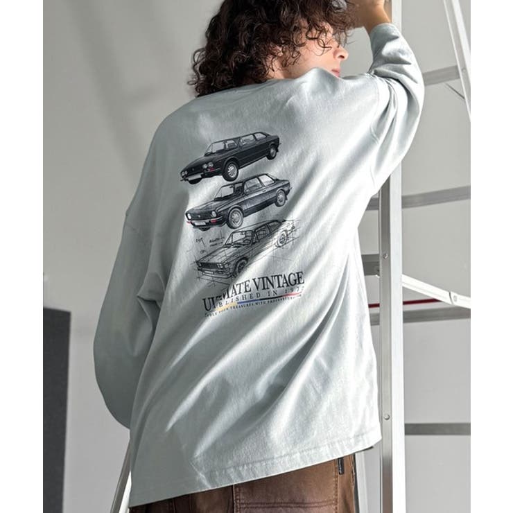 ヴィンテージ感漂う綿100%クラシックカーグラフィックTシャツ | Classical Elf Men | 詳細画像26 