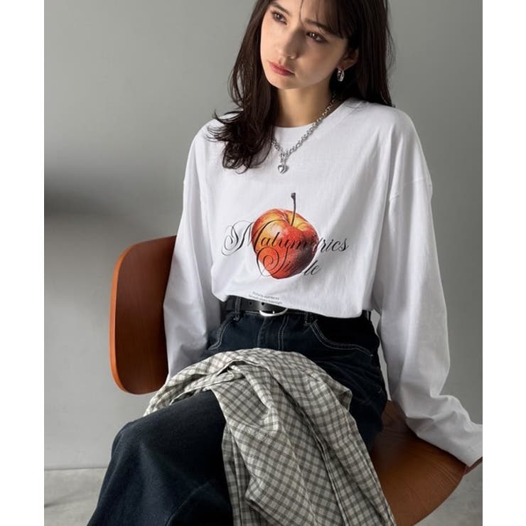 ホワイト | 《JaVaジャバコラボ》綿100% フレッシュに、スタイリッシュに。アップルメッ… | Classical Elf Men