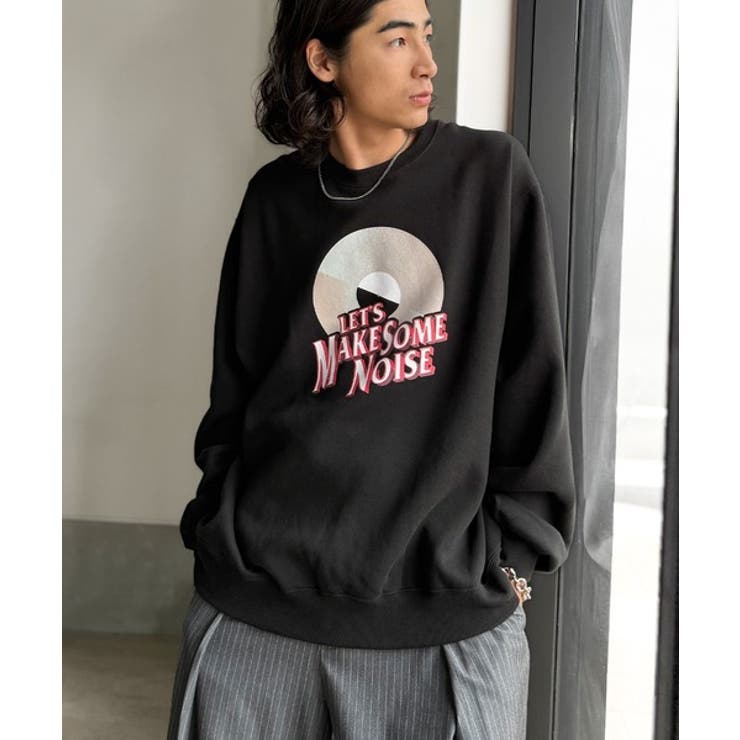 《JaVaジャバコラボ》裏起毛レコード盤レトロツアーロゴトレーナー | Classical Elf Men | 詳細画像13 