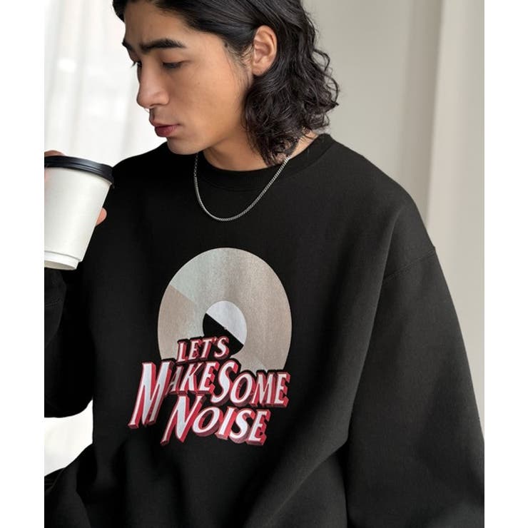 《JaVaジャバコラボ》裏起毛レコード盤レトロツアーロゴトレーナー | Classical Elf Men | 詳細画像15 