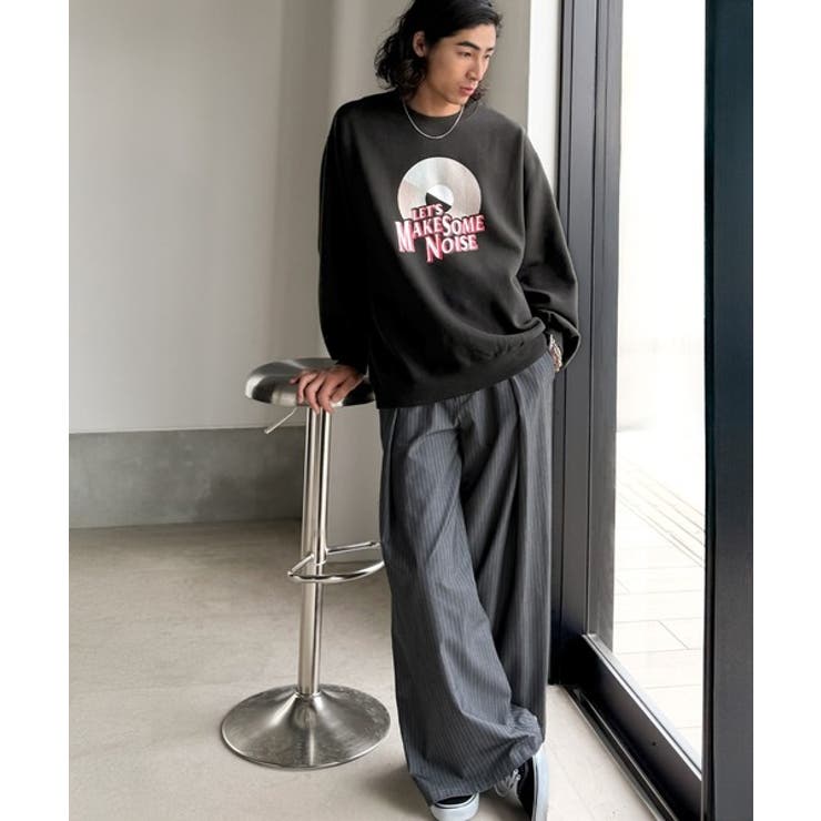 《JaVaジャバコラボ》裏起毛レコード盤レトロツアーロゴトレーナー | Classical Elf Men | 詳細画像18 