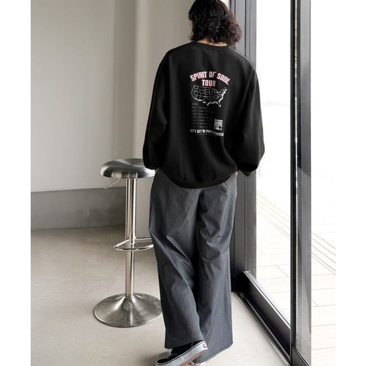 《JaVaジャバコラボ》裏起毛レコード盤レトロツアーロゴトレーナー | Classical Elf Men | 詳細画像21 