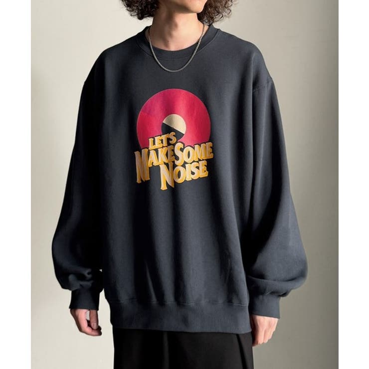 《JaVaジャバコラボ》裏起毛レコード盤レトロツアーロゴトレーナー | Classical Elf Men | 詳細画像24 