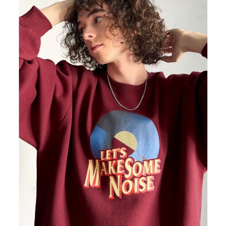 《JaVaジャバコラボ》裏起毛レコード盤レトロツアーロゴトレーナー | Classical Elf Men | 詳細画像32 