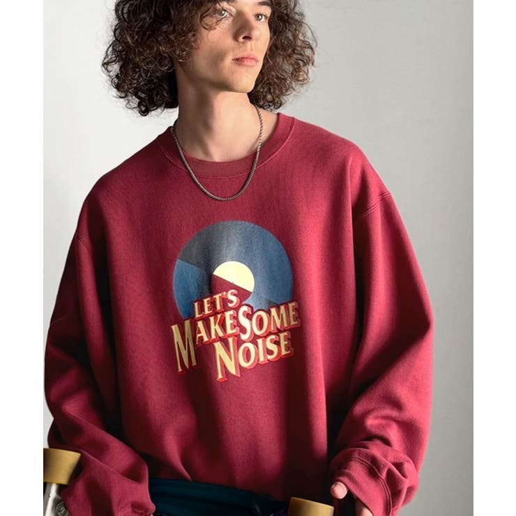 《JaVaジャバコラボ》裏起毛レコード盤レトロツアーロゴトレーナー | Classical Elf Men | 詳細画像33 