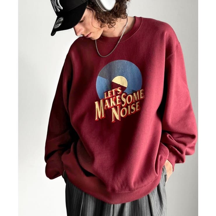 《JaVaジャバコラボ》裏起毛レコード盤レトロツアーロゴトレーナー | Classical Elf Men | 詳細画像34 