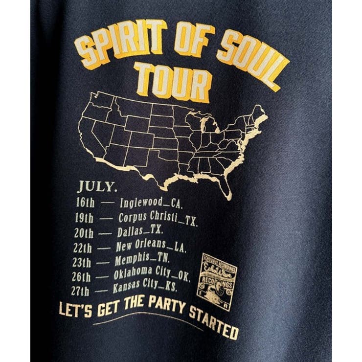 《JaVaジャバコラボ》裏起毛レコード盤レトロツアーロゴトレーナー | Classical Elf Men | 詳細画像41 