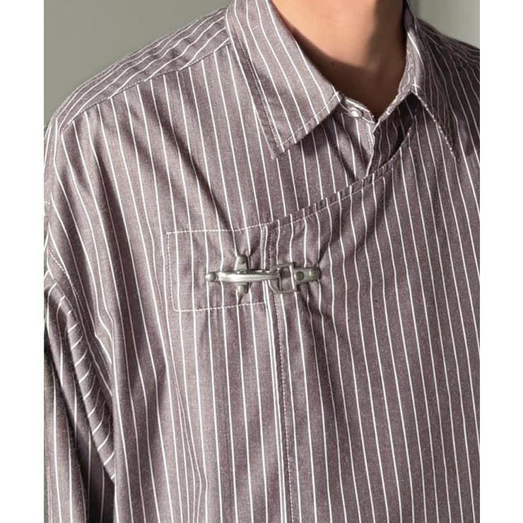 《JaVaジャバコラボ》着方で表情が変わる、無骨さと抜け感の2WAYシャツ。ファ… | Classical Elf Men | 詳細画像22 