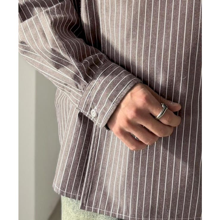 《JaVaジャバコラボ》着方で表情が変わる、無骨さと抜け感の2WAYシャツ。ファ… | Classical Elf Men | 詳細画像23 