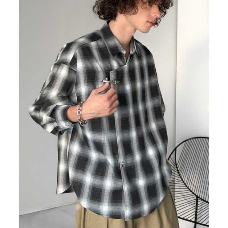 《JaVaジャバコラボ》着方で表情が変わる、無骨さと抜け感の2WAYシャツ。ファ… | Classical Elf Men | 詳細画像1 