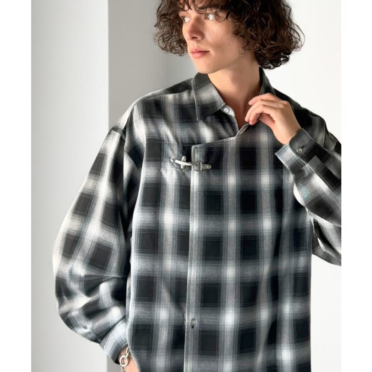 《JaVaジャバコラボ》着方で表情が変わる、無骨さと抜け感の2WAYシャツ。ファ… | Classical Elf Men | 詳細画像5 