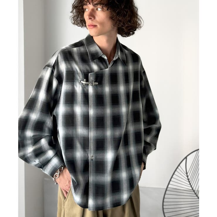 《JaVaジャバコラボ》着方で表情が変わる、無骨さと抜け感の2WAYシャツ。ファ… | Classical Elf Men | 詳細画像6 