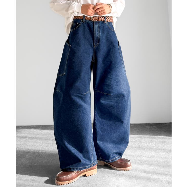 《JaVaジャバコラボ》BIGポケットの存在感。ワイドバルーンカーブデニムパンツ | Classical Elf Men | 詳細画像17 