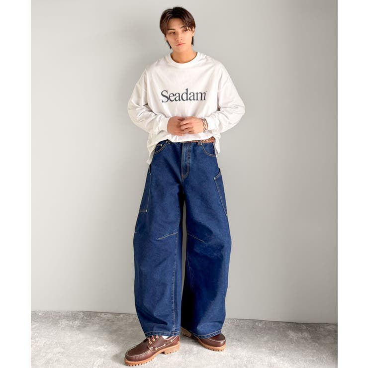 《JaVaジャバコラボ》BIGポケットの存在感。ワイドバルーンカーブデニムパンツ | Classical Elf Men | 詳細画像26 