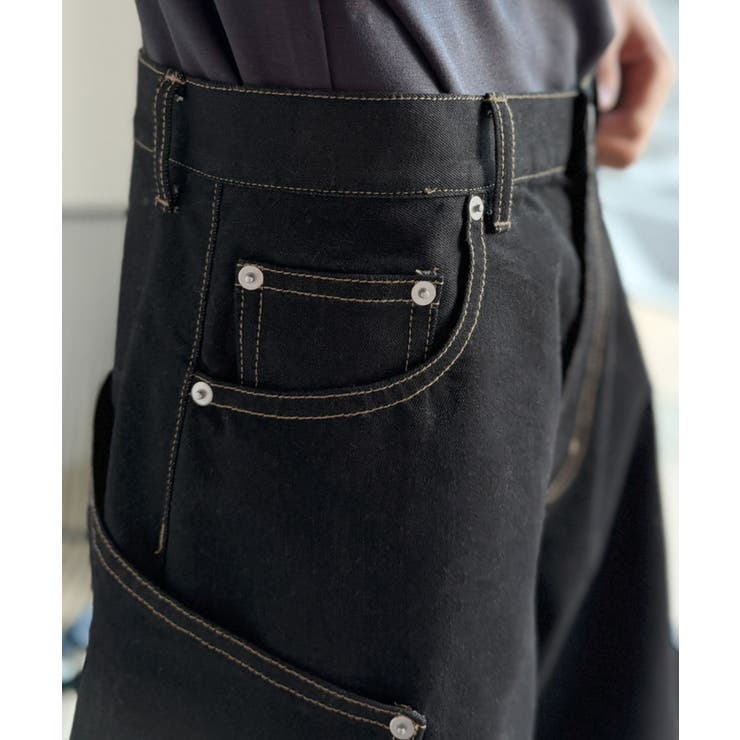 《JaVaジャバコラボ》BIGポケットの存在感。ワイドバルーンカーブデニムパンツ | Classical Elf Men | 詳細画像29 