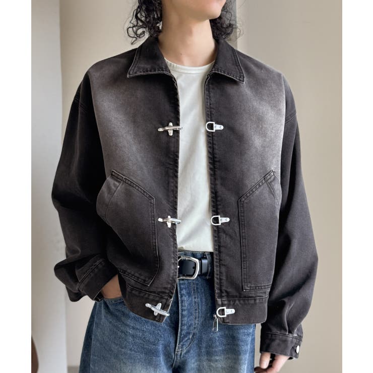 《JaVaジャバコラボ》留めて映える、無骨な風合い。ショート丈ファイヤーマンフッ… | Classical Elf Men | 詳細画像8 