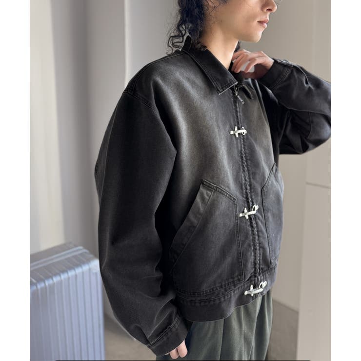 《JaVaジャバコラボ》留めて映える、無骨な風合い。ショート丈ファイヤーマンフッ… | Classical Elf Men | 詳細画像9 