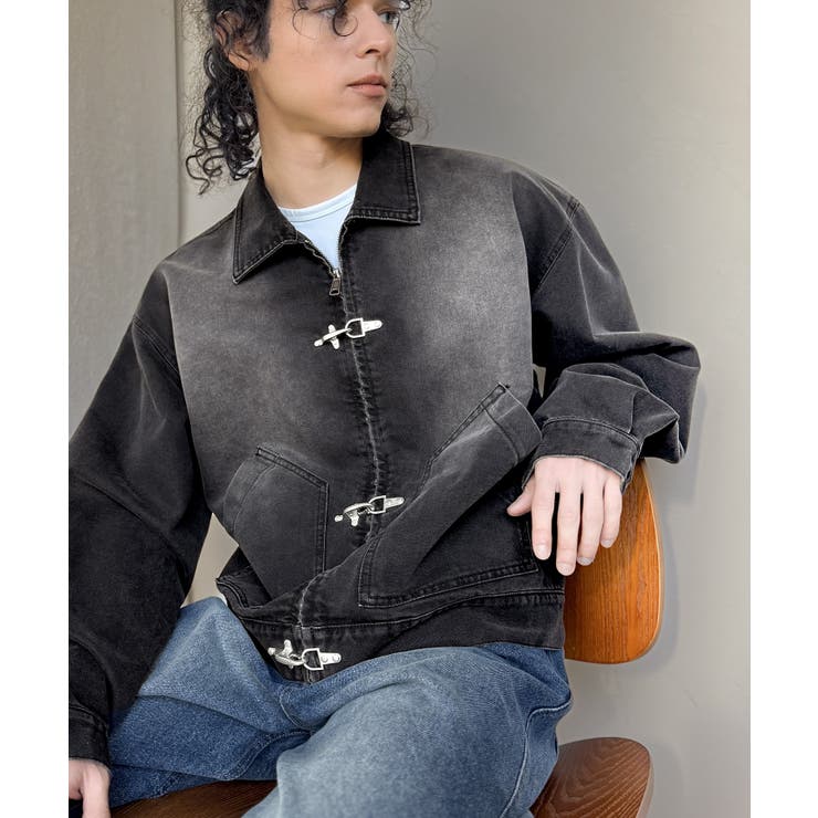 《JaVaジャバコラボ》留めて映える、無骨な風合い。ショート丈ファイヤーマンフッ… | Classical Elf Men | 詳細画像10 