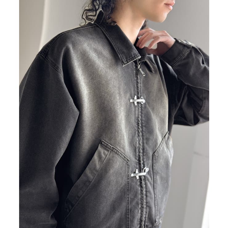 《JaVaジャバコラボ》留めて映える、無骨な風合い。ショート丈ファイヤーマンフッ… | Classical Elf Men | 詳細画像11 