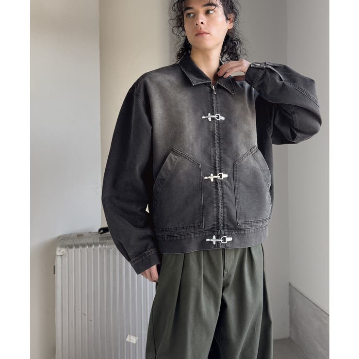 《JaVaジャバコラボ》留めて映える、無骨な風合い。ショート丈ファイヤーマンフッ… | Classical Elf Men | 詳細画像12 