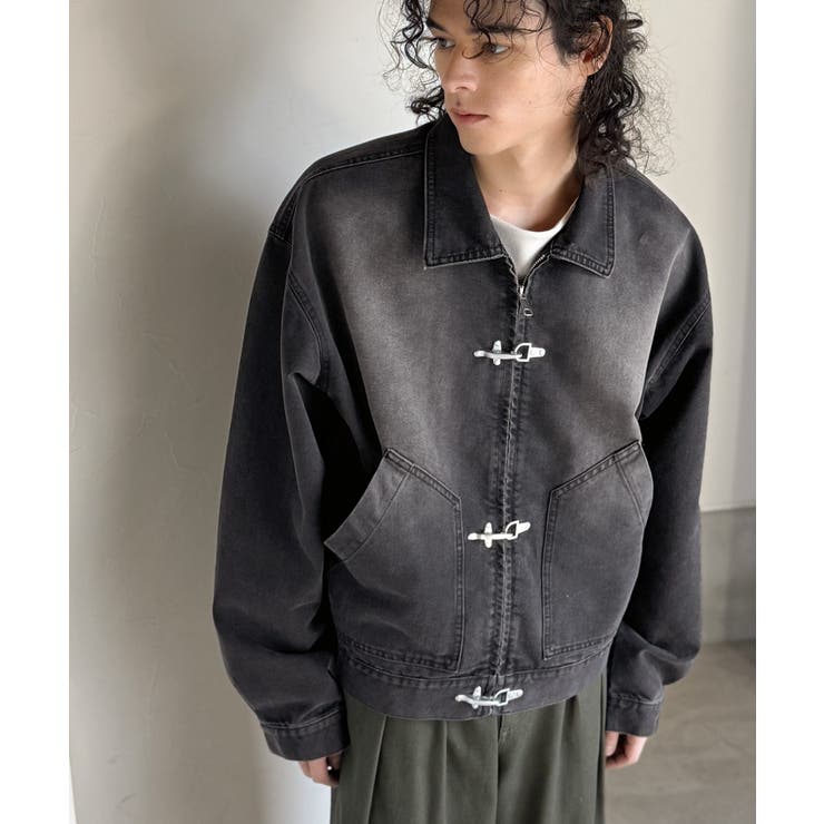 《JaVaジャバコラボ》留めて映える、無骨な風合い。ショート丈ファイヤーマンフッ… | Classical Elf Men | 詳細画像13 