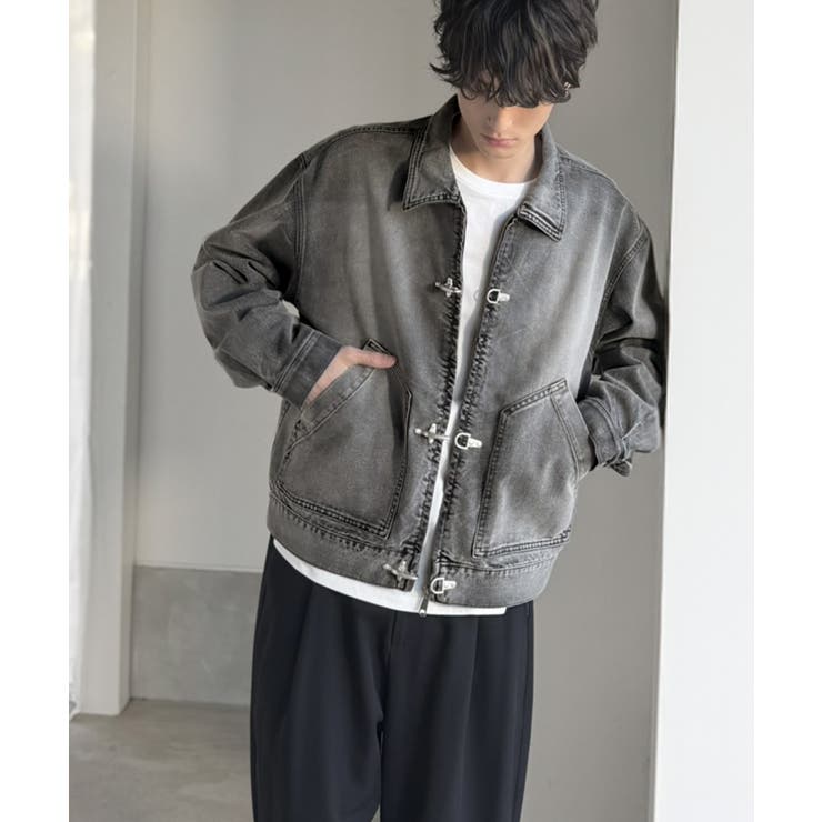 《JaVaジャバコラボ》留めて映える、無骨な風合い。ショート丈ファイヤーマンフッ… | Classical Elf Men | 詳細画像15 