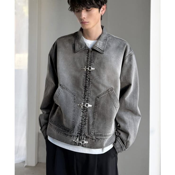 《JaVaジャバコラボ》留めて映える、無骨な風合い。ショート丈ファイヤーマンフッ… | Classical Elf Men | 詳細画像18 