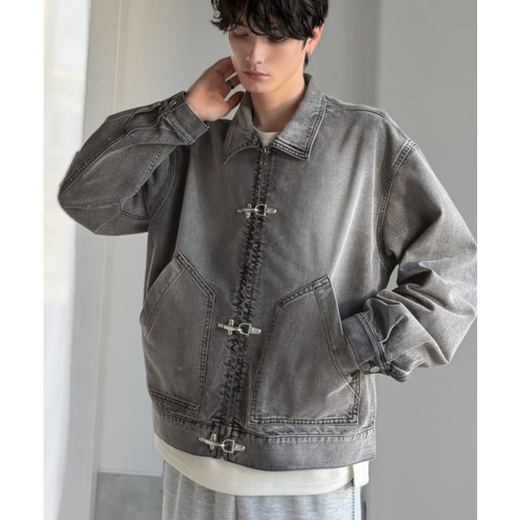 《JaVaジャバコラボ》留めて映える、無骨な風合い。ショート丈ファイヤーマンフッ… | Classical Elf Men | 詳細画像22 