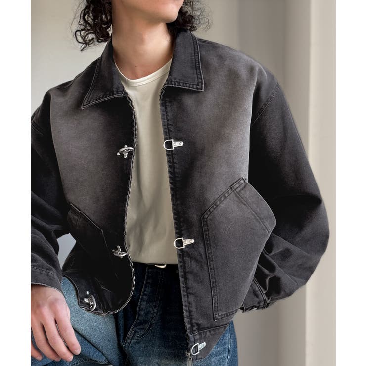 《JaVaジャバコラボ》留めて映える、無骨な風合い。ショート丈ファイヤーマンフッ… | Classical Elf Men | 詳細画像1 