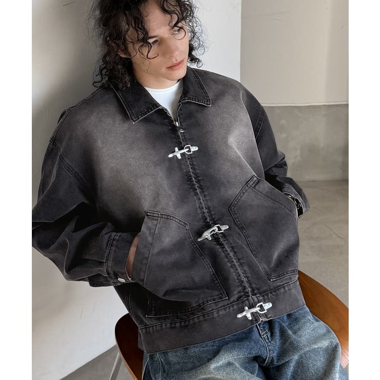 《JaVaジャバコラボ》留めて映える、無骨な風合い。ショート丈ファイヤーマンフッ… | Classical Elf Men | 詳細画像2 