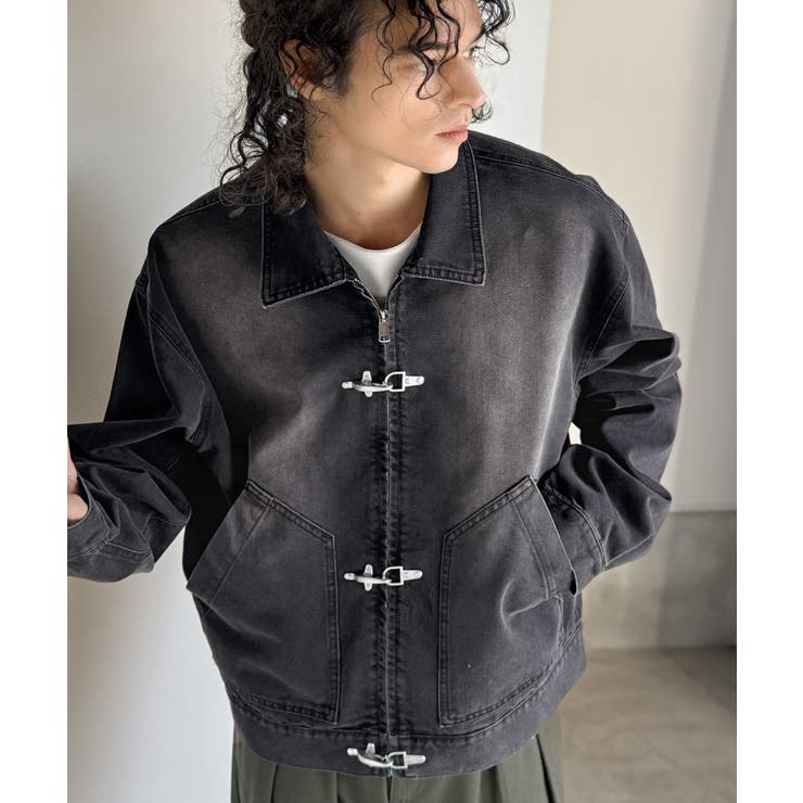 《JaVaジャバコラボ》留めて映える、無骨な風合い。ショート丈ファイヤーマンフッ… | Classical Elf Men | 詳細画像5 