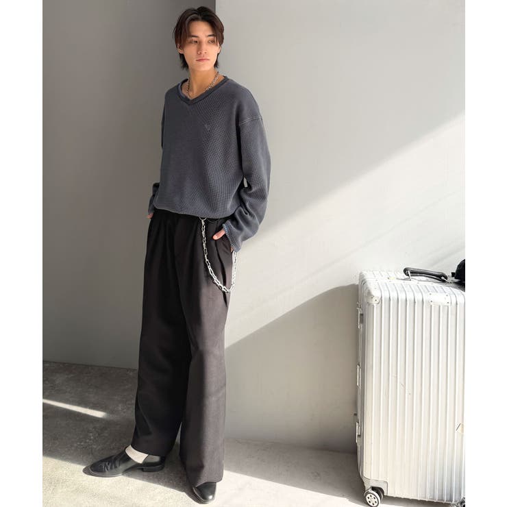 《JaVaジャバコラボ》ラフなのに計算されたバランス。裾ドロスト付きピグメント加… | Classical Elf Men | 詳細画像10 