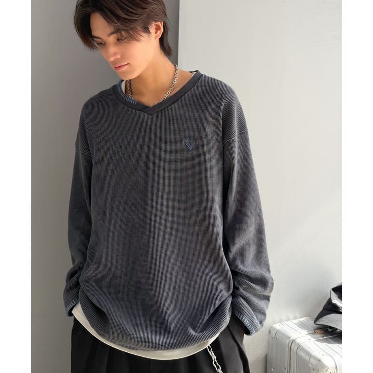 《JaVaジャバコラボ》ラフなのに計算されたバランス。裾ドロスト付きピグメント加… | Classical Elf Men | 詳細画像14 