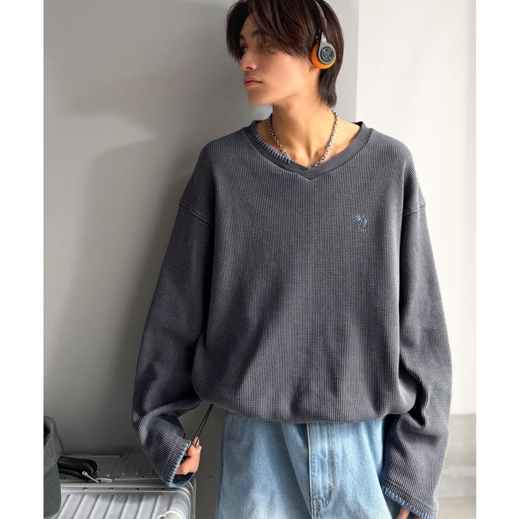 《JaVaジャバコラボ》ラフなのに計算されたバランス。裾ドロスト付きピグメント加… | Classical Elf Men | 詳細画像15 