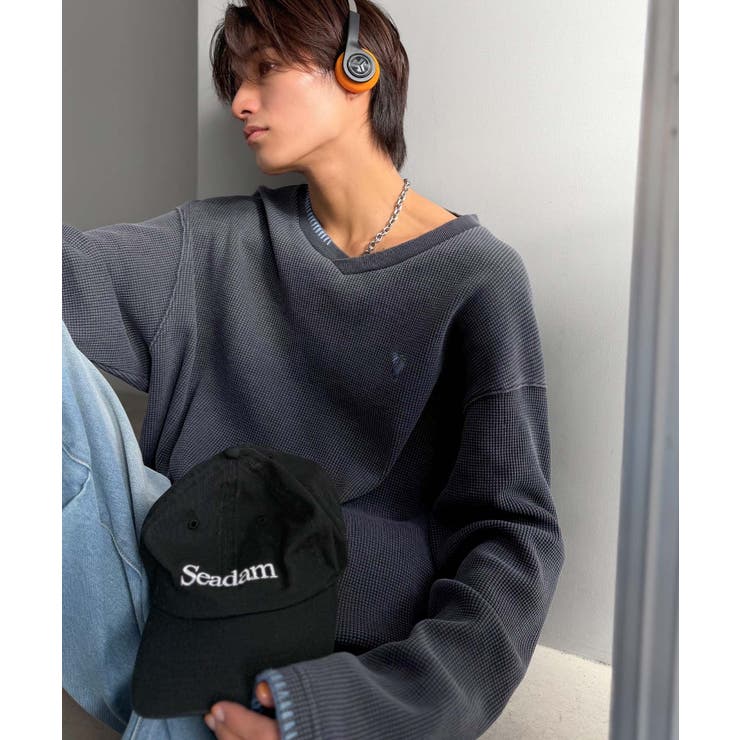 《JaVaジャバコラボ》ラフなのに計算されたバランス。裾ドロスト付きピグメント加… | Classical Elf Men | 詳細画像17 