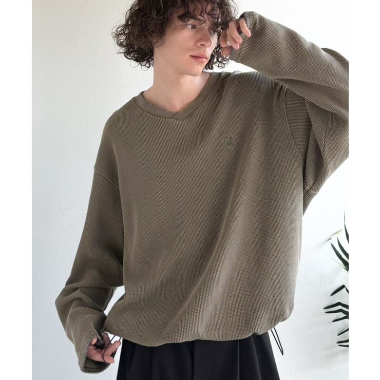 《JaVaジャバコラボ》ラフなのに計算されたバランス。裾ドロスト付きピグメント加… | Classical Elf Men | 詳細画像21 