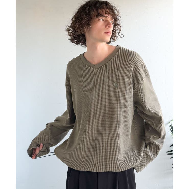 《JaVaジャバコラボ》ラフなのに計算されたバランス。裾ドロスト付きピグメント加… | Classical Elf Men | 詳細画像23 