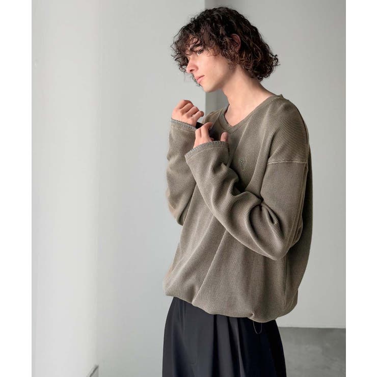 《JaVaジャバコラボ》ラフなのに計算されたバランス。裾ドロスト付きピグメント加… | Classical Elf Men | 詳細画像26 