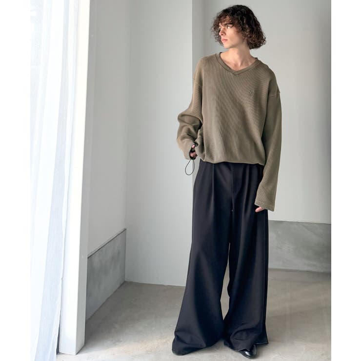 《JaVaジャバコラボ》ラフなのに計算されたバランス。裾ドロスト付きピグメント加… | Classical Elf Men | 詳細画像27 