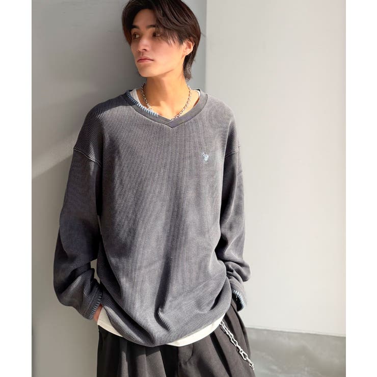 《JaVaジャバコラボ》ラフなのに計算されたバランス。裾ドロスト付きピグメント加… | Classical Elf Men | 詳細画像1 