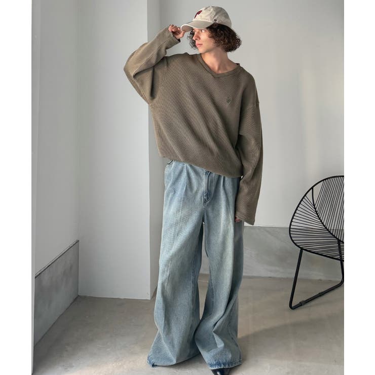 《JaVaジャバコラボ》ラフなのに計算されたバランス。裾ドロスト付きピグメント加… | Classical Elf Men | 詳細画像32 