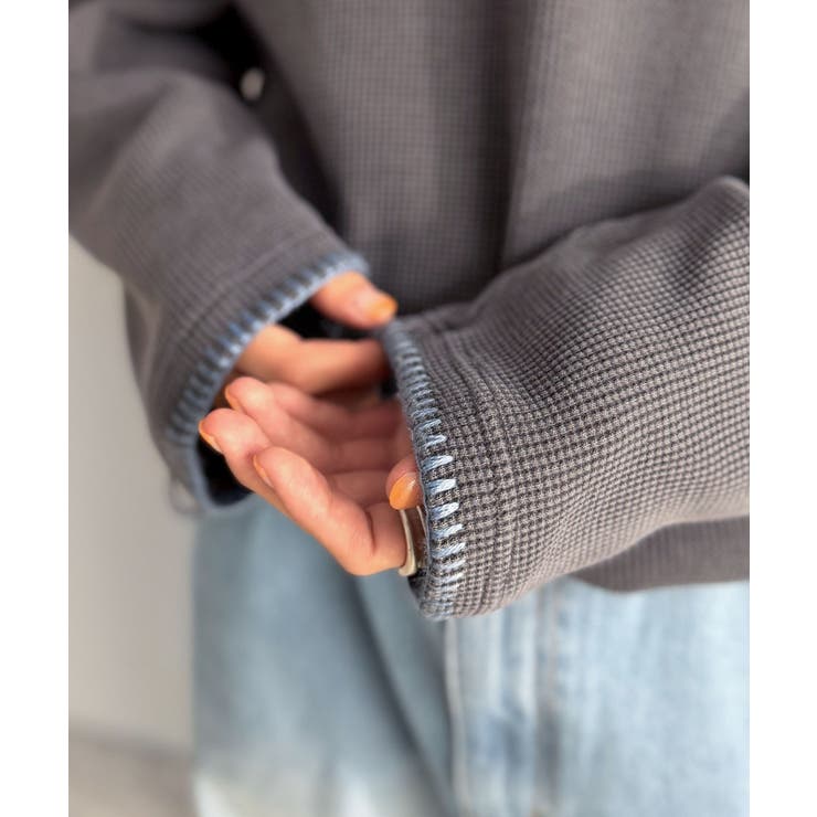 《JaVaジャバコラボ》ラフなのに計算されたバランス。裾ドロスト付きピグメント加… | Classical Elf Men | 詳細画像34 