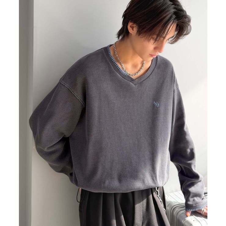 《JaVaジャバコラボ》ラフなのに計算されたバランス。裾ドロスト付きピグメント加… | Classical Elf Men | 詳細画像7 