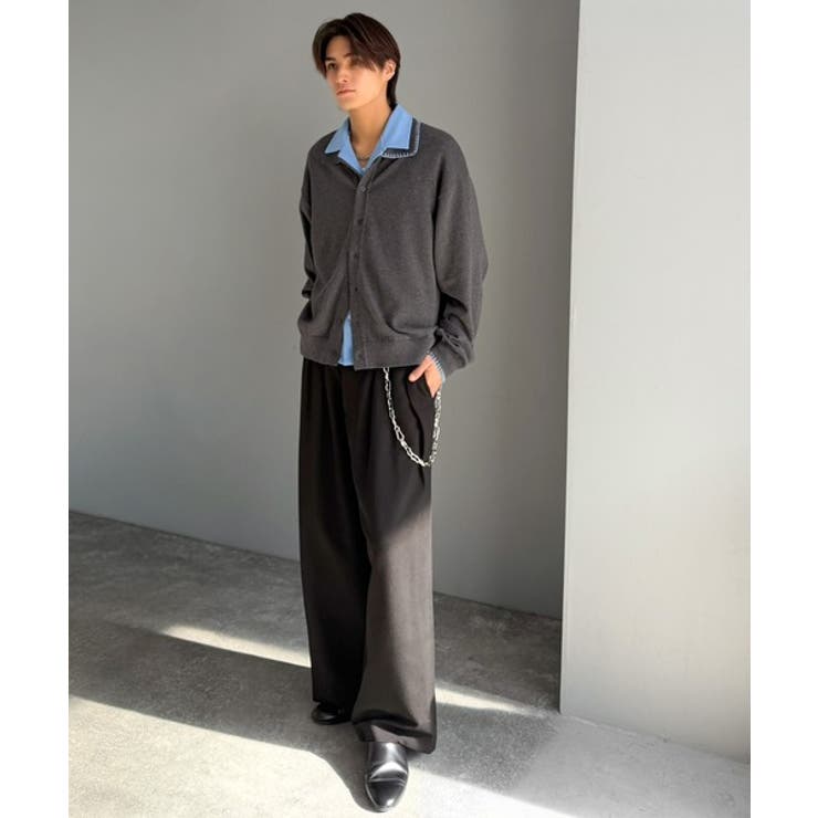 《JaVaジャバコラボ》さりげない配色で着こなしに差を。ステッチ配色ショート丈ニ… | Classical Elf Men | 詳細画像18 