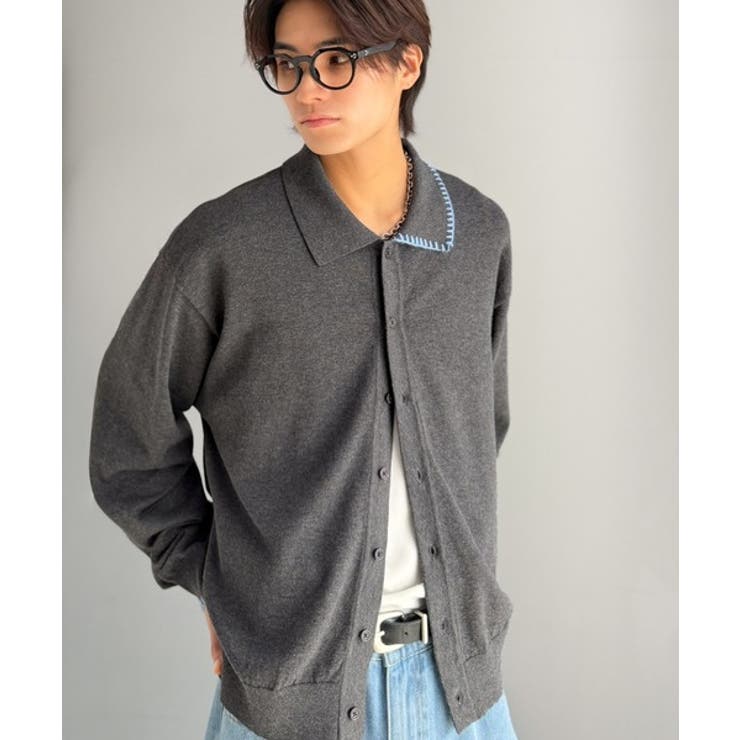 《JaVaジャバコラボ》さりげない配色で着こなしに差を。ステッチ配色ショート丈ニ… | Classical Elf Men | 詳細画像22 