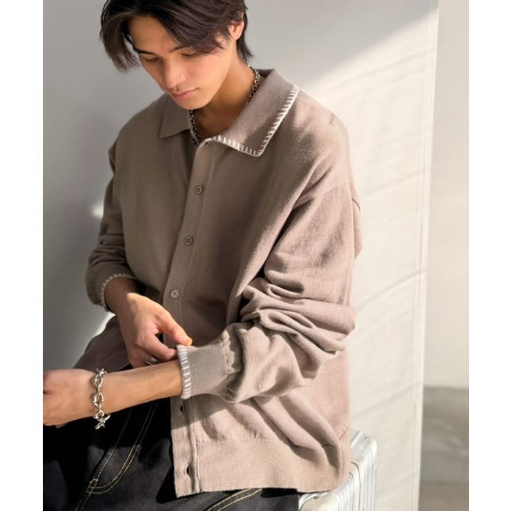 《JaVaジャバコラボ》さりげない配色で着こなしに差を。ステッチ配色ショート丈ニ… | Classical Elf Men | 詳細画像26 