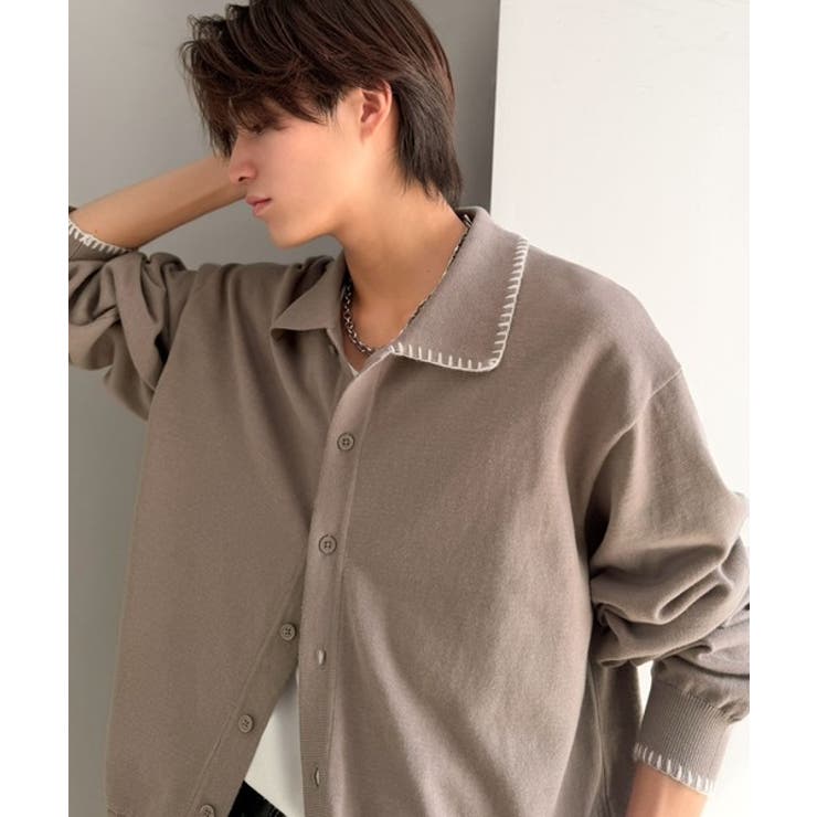 《JaVaジャバコラボ》さりげない配色で着こなしに差を。ステッチ配色ショート丈ニ… | Classical Elf Men | 詳細画像30 